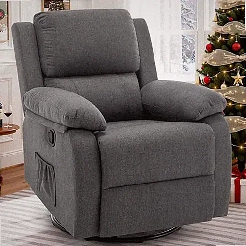 Recliner Chair, 360 Swivel Rocker Chair for Adults, Small Rocking Recliner for