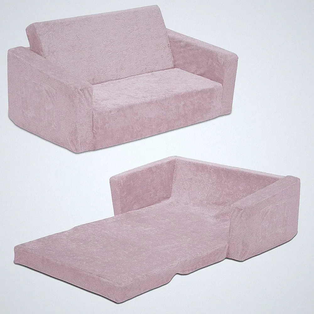 Serta Perfect Sleeper Extra Wide Convertible Sofa to Lounger - Comfy 2-In-1 Flip
